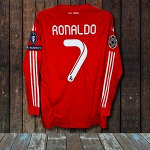 Inspired Adidas Real Madrid 2011-2012 - Ronaldo CR7 #7 Home Jersey Retro Footbal
